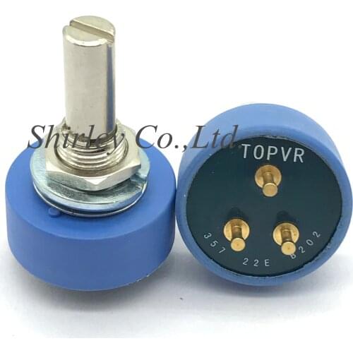 Free shiiping 1pcs 100% NEW Original 357 22E B103 B202 B502 1K 2K 5K 10k 360° Potentiometer sensor switch TOPVR DD22E