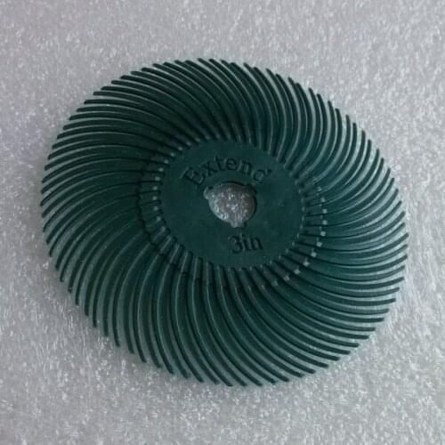 Free Shipping High Quality Grit 80# 3 Inches 3M Radial Bristle Brush Gold Polishing Discs 10 pcs/lot