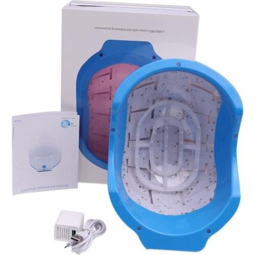 Wireless Hair Loss Treatment Cold Laser Cap 80 Diodes 678nm Hair Regrowth Helmet LLLT Promoter Infrared Photodynamic Therapy