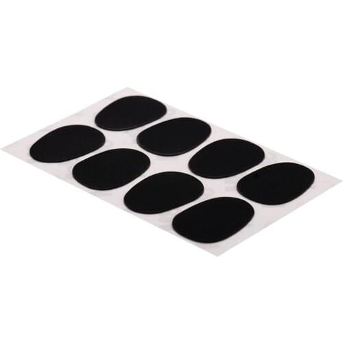 CNIM Hot 8pcs 0.3mm Mouthpiece Patches Pads Cushions for Alto Sax Tenor Saxophone Black