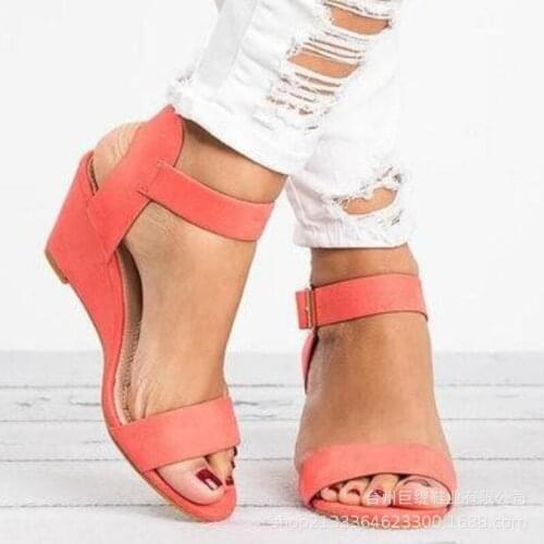 Summer Platform Sandals 2020 Fashion Women Sandal Wedges Shoes Casual Woman Peep Toe Black Platform Sandals Causal Shoes 269