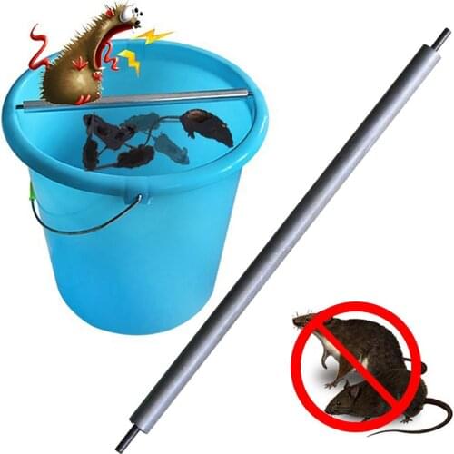 Stainless Steel Rat Mouse Trap Killer Catcher Spinning Roller Reusable Tool