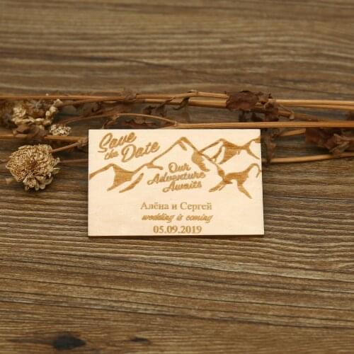 Rustic Our Adventure Awaits save the date magnet, Fridge Mountain Wedding Favors,Bridal Shower Favor Tags