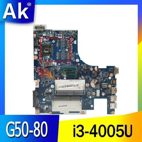 Brand New ACLU3/ACLU4 NM-A361 mainboard For Lenovo G50-80 Laptop Motherboard with i3-4005U CPU 2GB