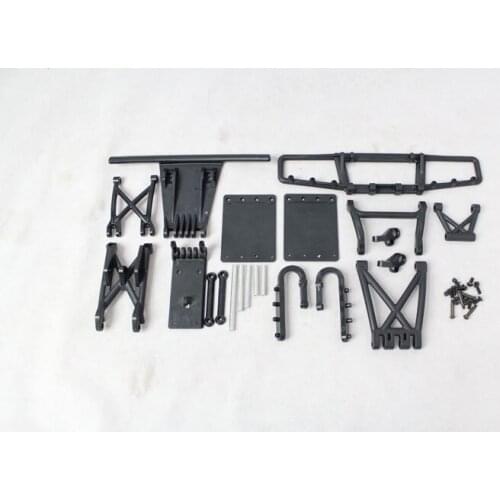 Front and rear anti-collision beam bumper set for ROVAN ROFUN KN HPI BAJA 5SC