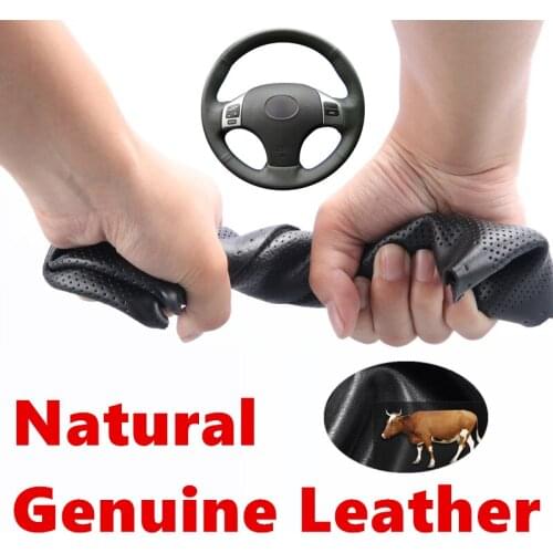 Hand sewing Genuine Calfskin Leather Steering Wheel Cover for Lexus IS IS250 IS250C IS300 IS300C IS350 IS350C F SPORT 2005-2011