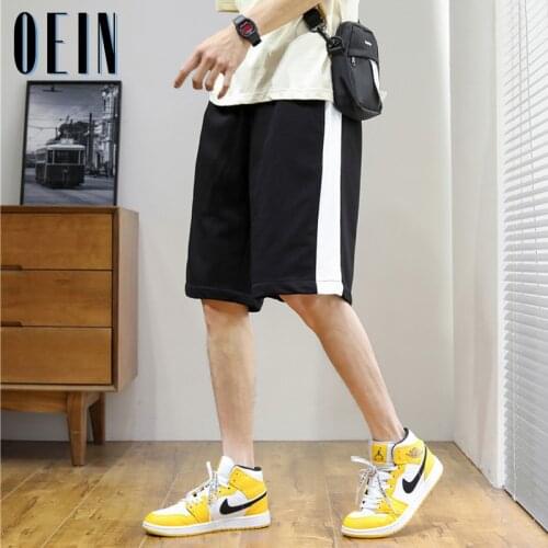 OEIN 2021 Summer Korean Fashion Casual Hip-hop Mens Shorts Streetwear Basketball Graphic Solid Shorts Fashion Mens Gym Shorts