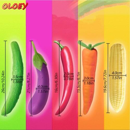 Female Vegetable Vibrator G-Spot Vagina Massager Clitoral Stimulator Multi-Frequency Couple Masturbation Device Female Sex Toys