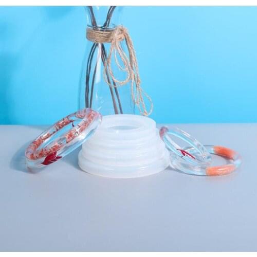 1Pcs 60/70/80/90mm Resin Ring Silicone Mold for Liquid Clay Crafting, Resin Epoxy, Hand Resin Craft Jewelry Making Mold