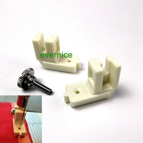 2 Non-stick coating Invisible Concealed Zipper Foot Low Shank For Singer Featherweight 221