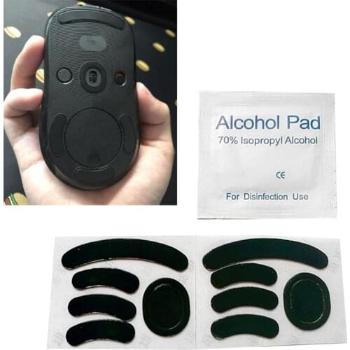 2 Sets Replacement 0.6mm Mouse Feet Skates Mouse Pads For Logitech G Pro Wireless Mouse Skates 77HA