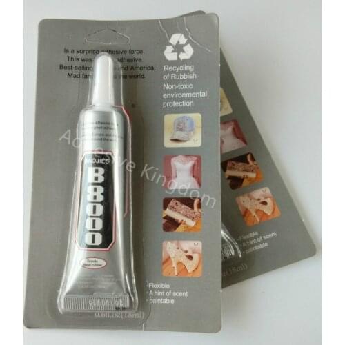 2pcs/lot B8000 glue plush fabric epoxy resin adhesive diy toys pendant glue