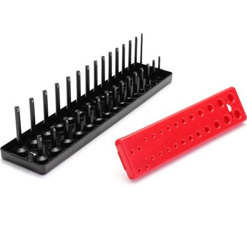 3pcs Plastic Socket Holder Tray Sets 3 Sizes Socket Socket Tray Rack Holder Storage Tool Organizer