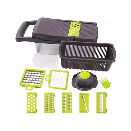 7 In 1 Vegetable Cutter Screw Machine Food Slicer Grater Onion Carrot Cabbage Potatoes Garlic Tomato Kitchen Fruit Cutter