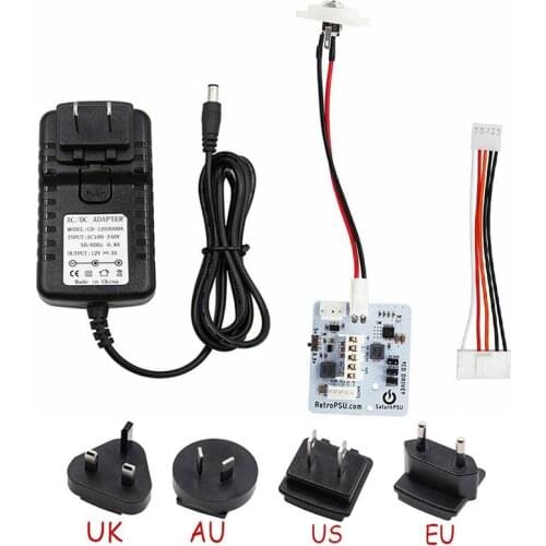 For Sega Saturn game console SaturnPSU 12V power supply SaturnPSU replacement version Rev2.0 kit O6X6