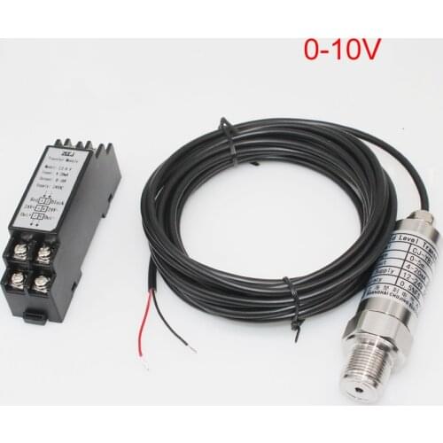 1m 2m 3m 4m 5m 15m 4-20mA DC and 0-10V output depth sensor water level transmitter water level sensor liquid level sensor 24V