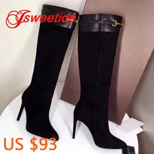 Женские высокие ботинки Jsweetide China At AliExpress