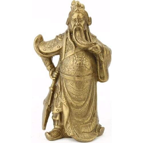 Brass FengShui guan gong Figurines/GuanGong /SMALL GUANGONG