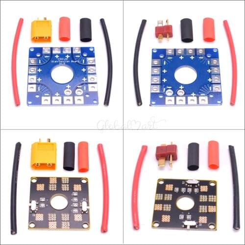 Power ESC Connection Board Distribution PDB with T plug / XT60 connector For RC ZMR250 Multirotor Quadcopter Multi-Tri Copter