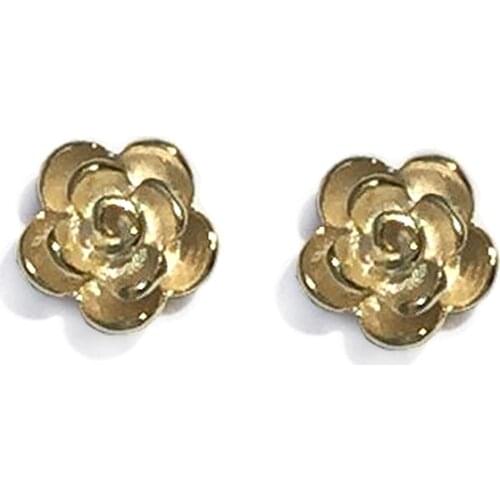 Valentines Day Gift Sinya 925 sterling silver flower stud earring for lover girls women silver or gold color optional 2018 news