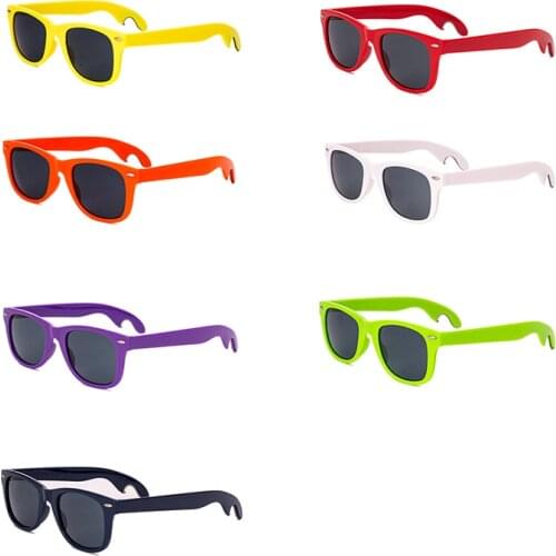 Cheap Price Stock Brand Name Beer Bottle Opener Sunglasses