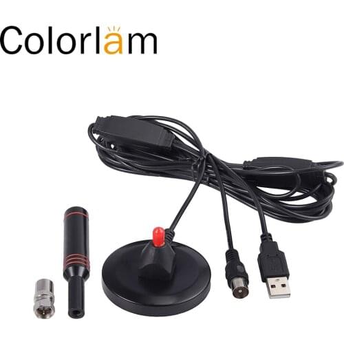 Colorlam Portable Magnetic Base TV Antenna Car Aerial DVB-T High Definition Digital Reception for Kitchen Caravan Boat Car