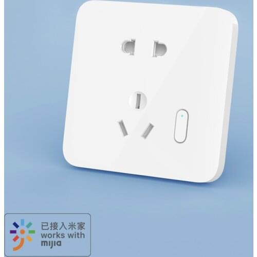 Xiaomi Mijia Smart Wall Socket Wireless Wall Outlet Wall Switch Bluetooth Mesh Connection Socket Work For Mijia Mi Home APP