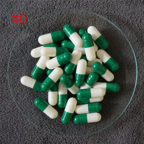 0# 2000pcs 0 Size High Quality Hard Gelatin Empty Capsules, Cosmetic Hollow Gelatin Capsules ,Joined or Separated Capsules