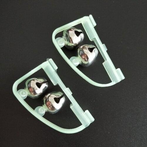 10Pcs Glow Fishing Twin Bell Rod Clip Bait Fishing Alarm Fishing Gear Fishing Equipment