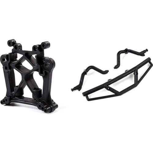 2 Set for 1/8 HPI Racing Savage XL FLUX Rovan TORLAND Monster Brushless Rc Car Parts, Shock Bracket & Front Bumper Kit
