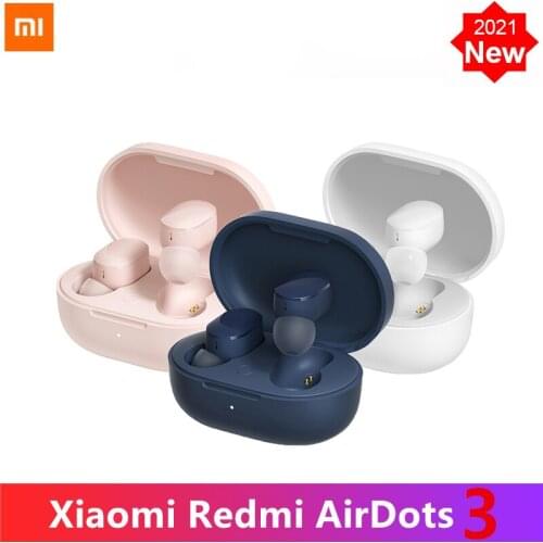 2021 Newest Xiaomi Earphone Redmi AirDots 3 Wireless Bluetooth 5.2 Charging In-Ear stereo bass Earphones Ture Wireless Earbuds