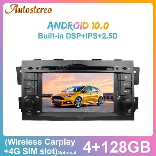 Android 10.0 4+128G Carplay For KIA Borrego 2008-2013 Car GPS Navigation Radio Multimedia Video Player Tape Recorder Head Unit