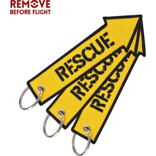 3PCS/Lot Remove Before Flight Key Chain for Cars Luggage Tag Keychain Motorcycles Rescue Embroidery Key Fob OEM Keyring