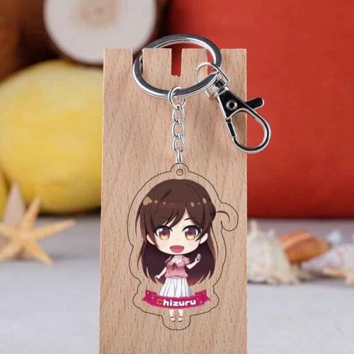 Anime Rent Girlfriend key chain Pendant Keyring