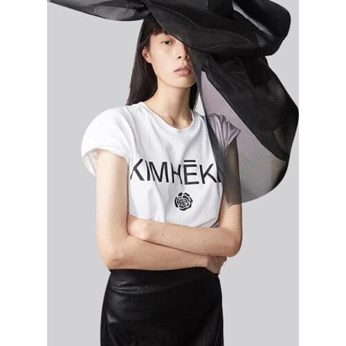 Женские базовые футболки EOSEENY China At AliExpress