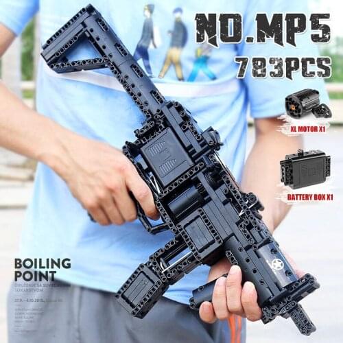 MOULD KING MOC Creative Toys The Desert Eagle Pistol Weapon SWAT Gun Model Building Blocks Bricks Kids DIY Toys Christmas Gifts
