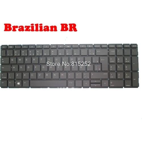 Laptop Backlit Keyboard For HP ProBook 450 G6 450 G7 455 G6 455 G7 NO Frame Brazilian BR/Czech CZ/Denmark DM/FR France/Turkish