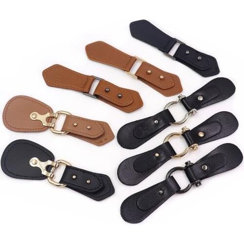 Button button monopoly windbreaker coat button high-end leather metal buckle sweater coat windbreaker belt leather buckle