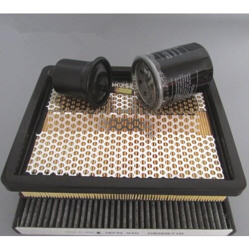 Filter set for Brilliance M1 BS6 M2 BS4 1.8 2.0 2.4 Air filter+oil filter+fuel filter+CABIN AIR FILTER 4G63/4G64/4G93/4G18