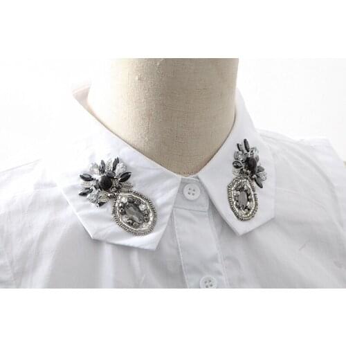 Korean wild female white cotton shirt collar false collar decoration collar Detachable Collars decoration female