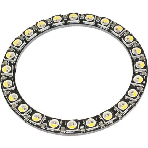 7-24 bit SK6812 RGBW Round Full Color Ring LEDs With Integrated Drivers Light Development Board Lamp Panel Module
