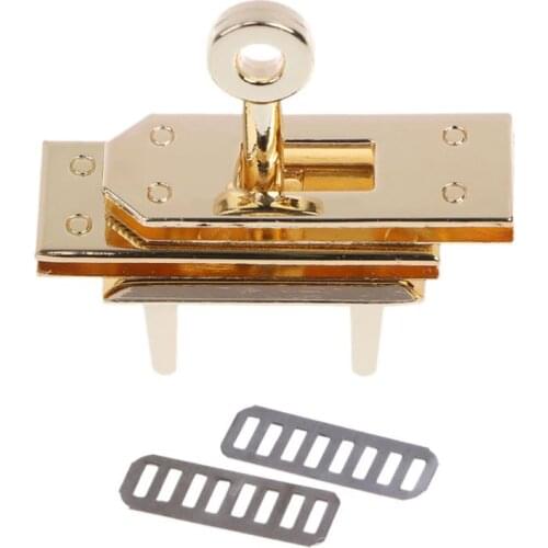 THINKTHENDO Metal Clasp Turn Locks Twist Lock DIY Leather Crossbody Handbag Shoulder Bag Buckles Elegant Bag Accessories