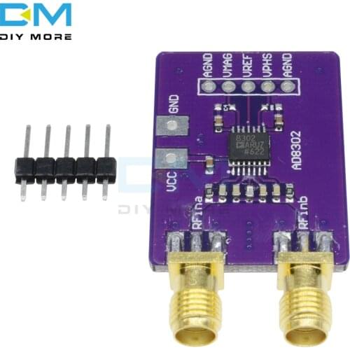 AD8302 Amplitude Phase RF Detector Module IF 2.7GHz Phase Detection for Ham Radio Amplifiers Board for Arduino
