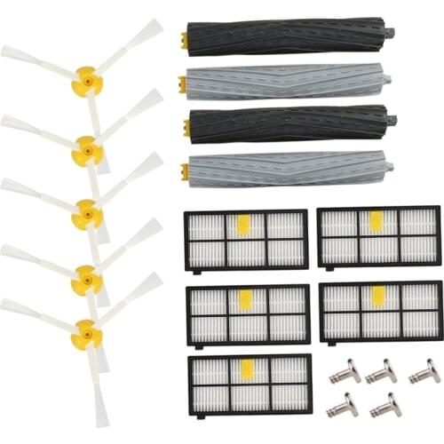 Brushes and filters Replacement kit for Irobot Roomba 800/900 Series 800 860 870 880 900 980 Spare parts Accessories for vacuum