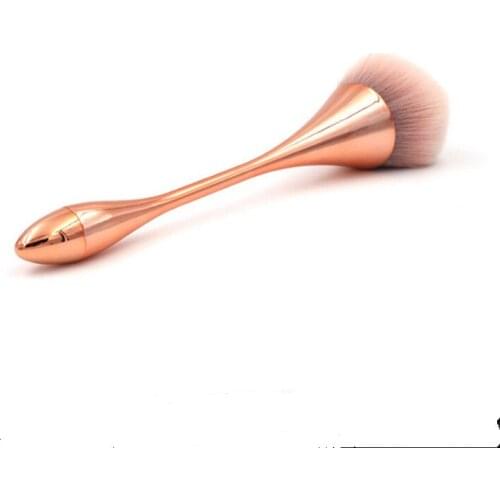 Wholesale 20pcs/lot Makeup Brush Cosmetic Foundation Brushes Beauty Makeup Tool Goblet Single Loose Powder Brush Small Handle