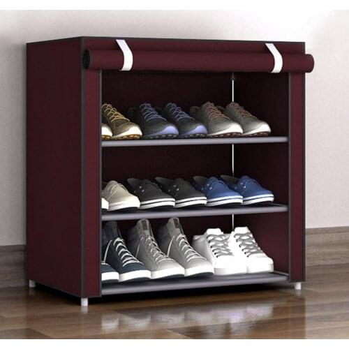 Dustproof Large Size Non-Woven Fabric Shoes Rack Shoes Organizer Home Bedroom Dormitory Shoe Racks Shelf Cabinet