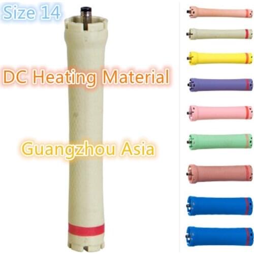 Salon use hair perm roller, rod, curling, DC material, water-proof, digital perm, 36V, size 14