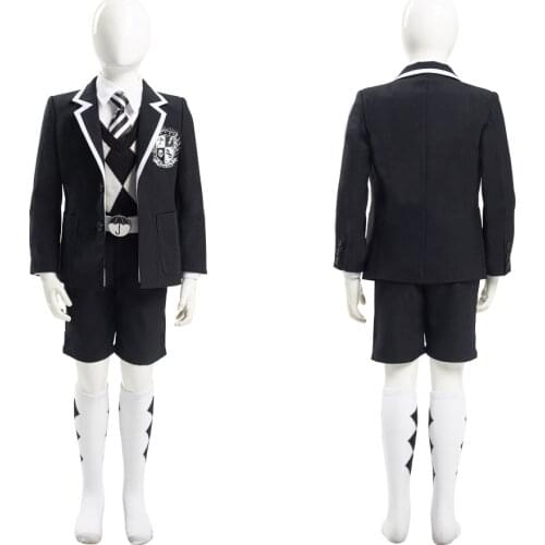 The Umbrella Academy Number Five Cosplay Costume Kids School Uniform Outfits Suits Halloween Carnival Costumes