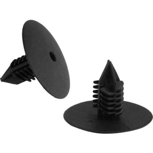 10pcs Car Splash Guard Trim Clips Snap Interior Trim Panel Plastic Rive Fit For Renault Clio MK2 MK3 Auto Car Accessories