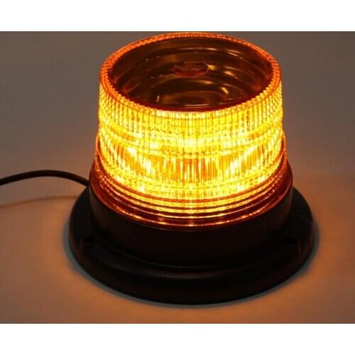 12V 10W LED Car Truck Magnetic Warning Light Flash Beacon Strobe Emergency Lamp Blue Yellow Red